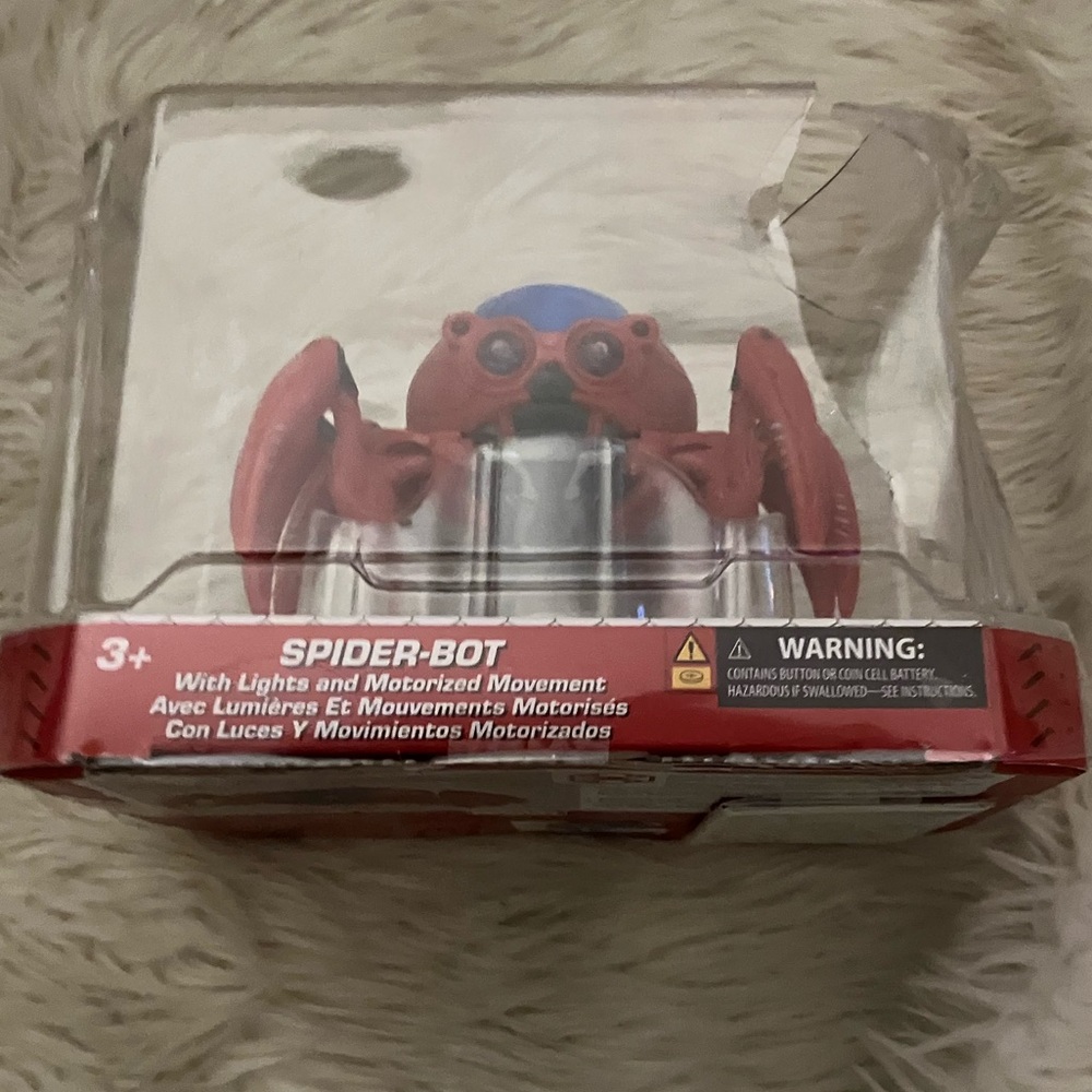 Disney Spider-Man Spider Bot Mini - NWT packaging damaged but product new.